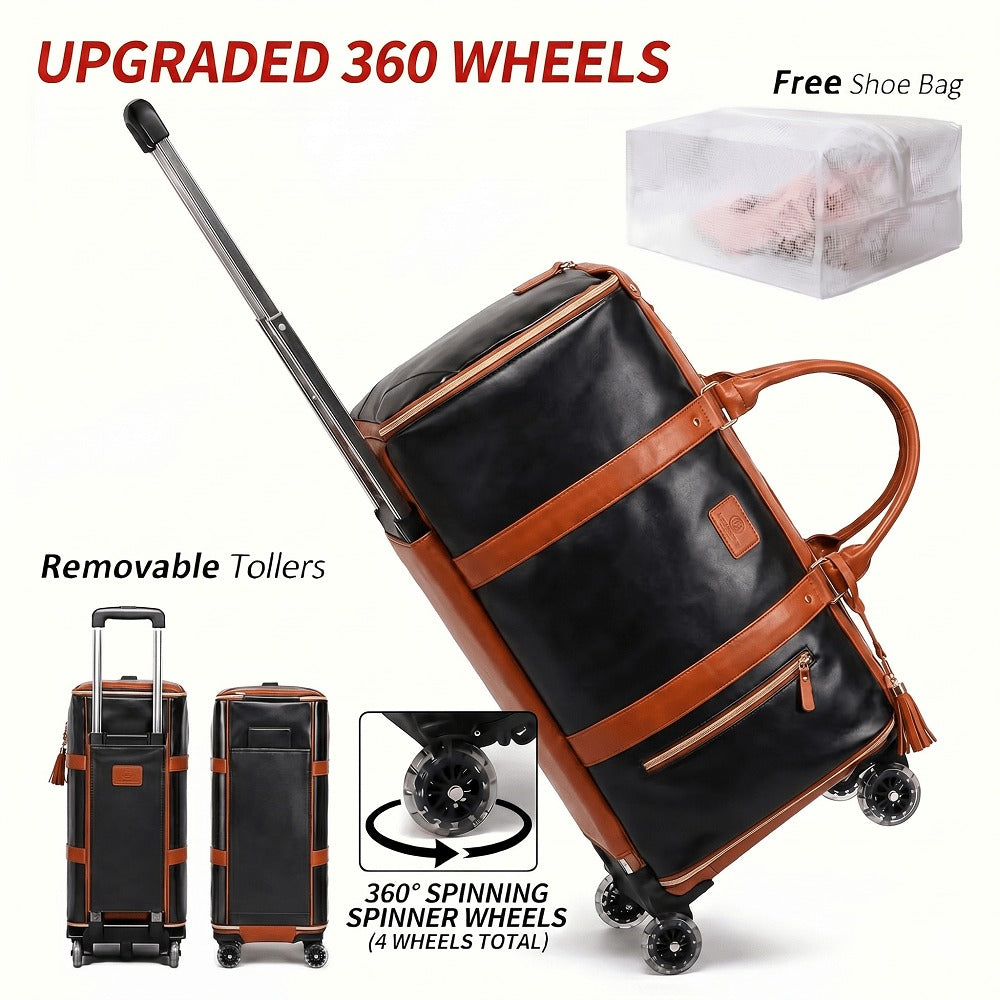 Carry On Luggage – for Travel, In Rolling Garment Suitcase Detachable – detail view 6