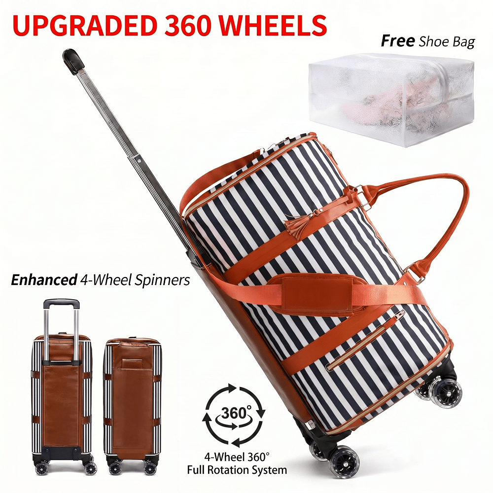 Carry On Luggage – for Travel, In Rolling Garment Suitcase Detachable – detail view 2