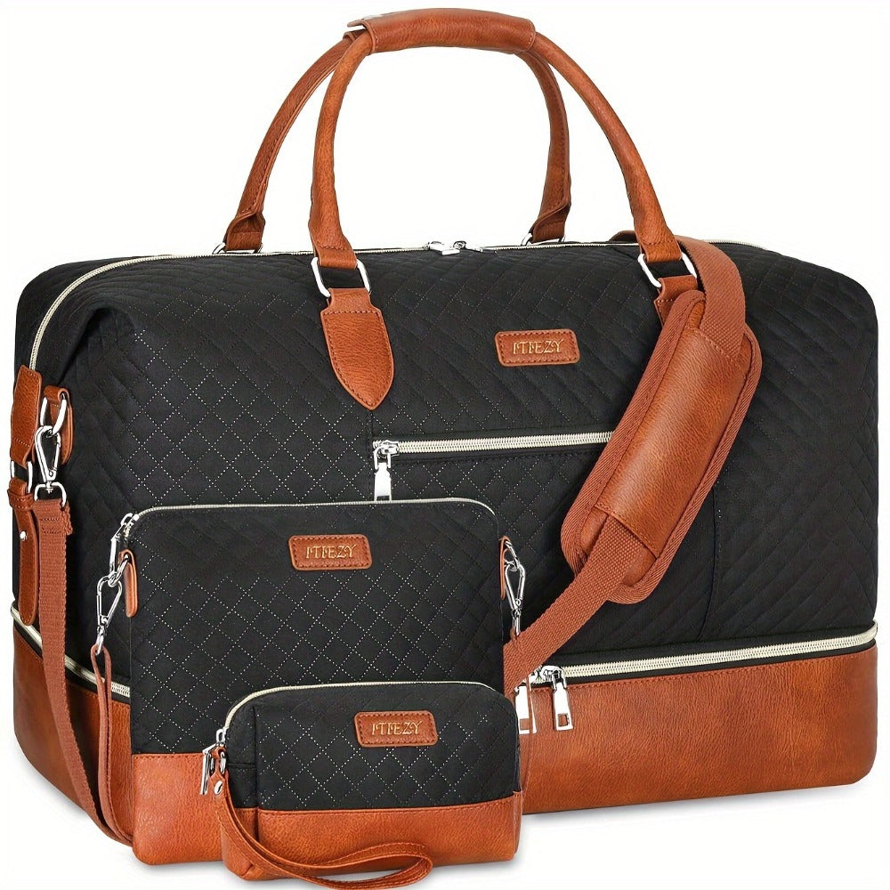Carry On Luggage – for Travel, Large Weekender Shoe Compartment Duffel – detail view 2