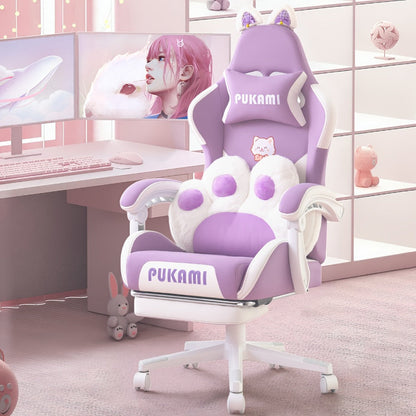 Cat Ear Gaming Chair, High-Back Gaming Seat for Comfortable Everyday Seating detail image - detail view 8