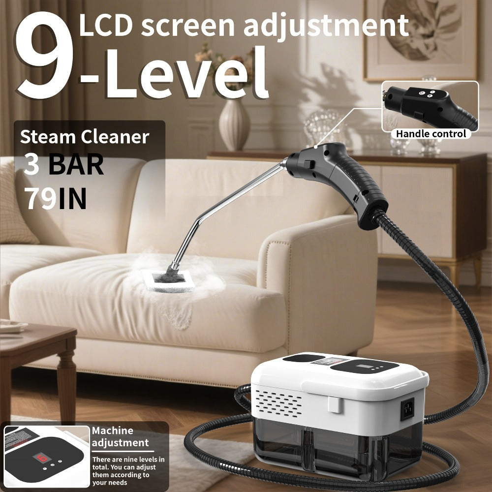 Portable Steam Cleaner High-Temperature High-Pressure Handheld Steamer for Home, Carpet, Tile & Grout Cleaning