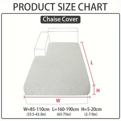 Sofa Cover Sectional Panel Options for Single to 4 Seats, Chaise, Armrest Pair or Backrest in Five Colors