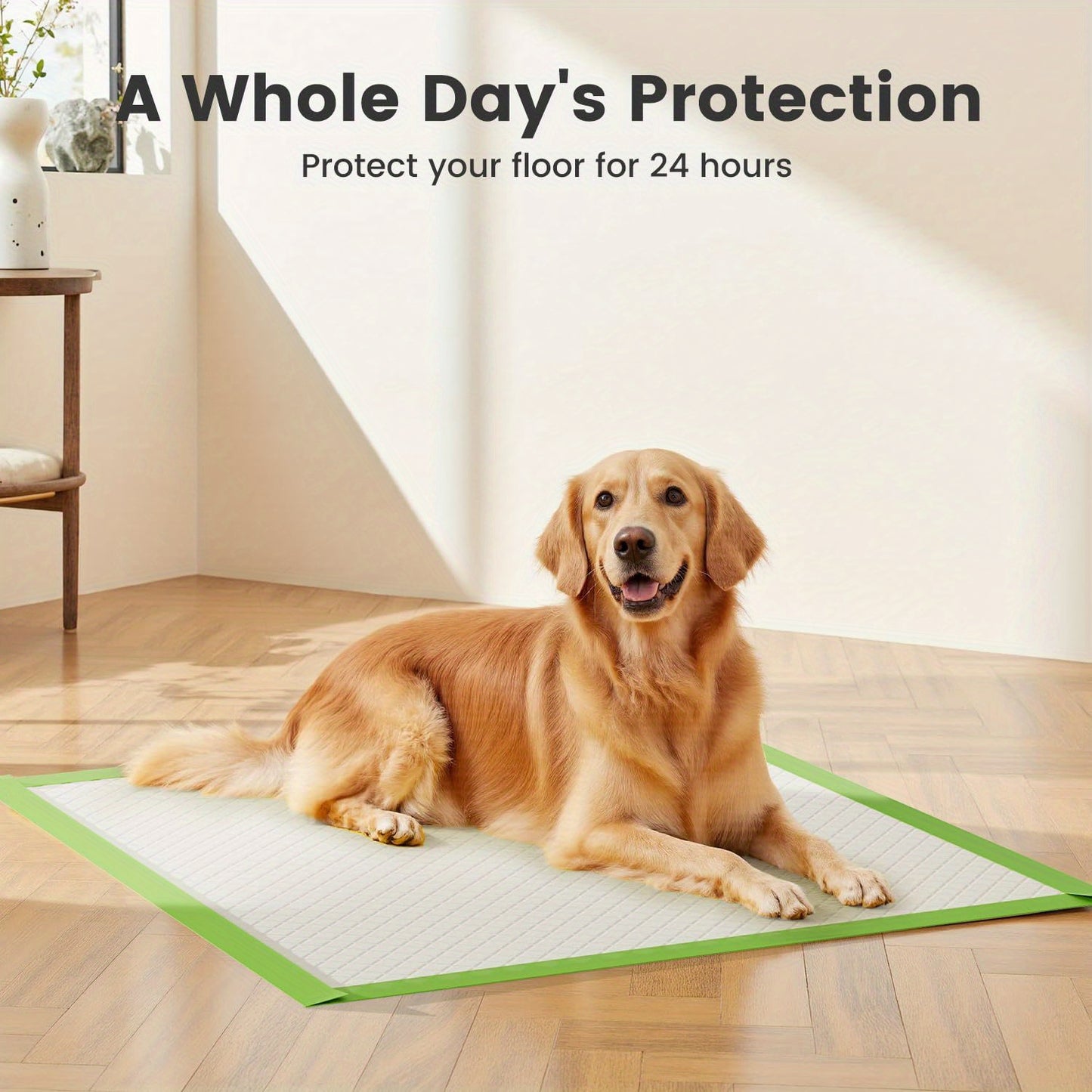 Puppy Pee Pads Jumbo Extra Large for Big Dogs – 6-Layer Heavy Duty Leakproof & Odor Control, Quick-Dry Super Absorbent Training Pads