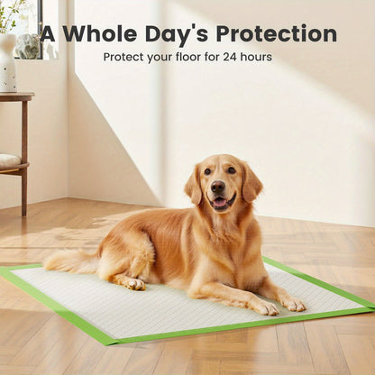 Puppy Pee Pads Jumbo Extra Large for Big Dogs – 6-Layer Heavy Duty Leakproof & Odor Control, Quick-Dry Super Absorbent Training Pads