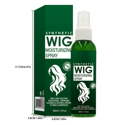 Synthetic Wig Refresher Spray Leave-In Conditioner, Revitalizes & Detangles Wigs & Hairpieces, Cleanses Between Washes