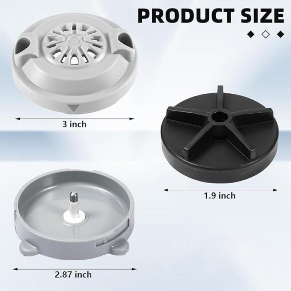 Magnetic Pipeless Jet Head Motor Replacement for Pedicure Spa Chair, Rotating Jet with Propeller & Cap