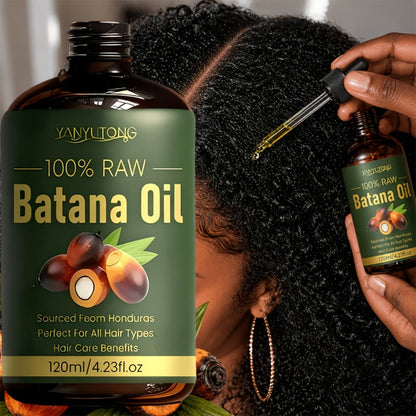 Batana Oil Hair Growth Treatment Large Capacity Deep Moisturizing Hydrating Split End Repair Dry Damaged Hair Scalp Activation Natural Real