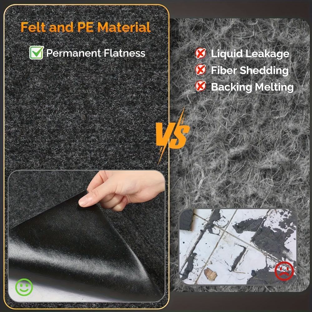 Garage Floor Mat Heavy Duty Oil-Absorbing Non-Slip – Waterproof Washable Workshop Mat for Cars, Trucks, SUVs & Motorcycles