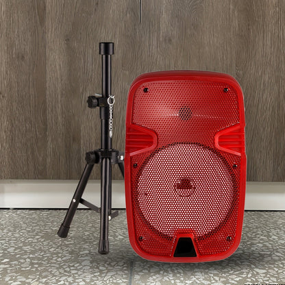 1000W Portable Party Speaker with 8-Inch Woofer, Karaoke Microphone, RGB Lights, Bluetooth, FM, USB & TWS