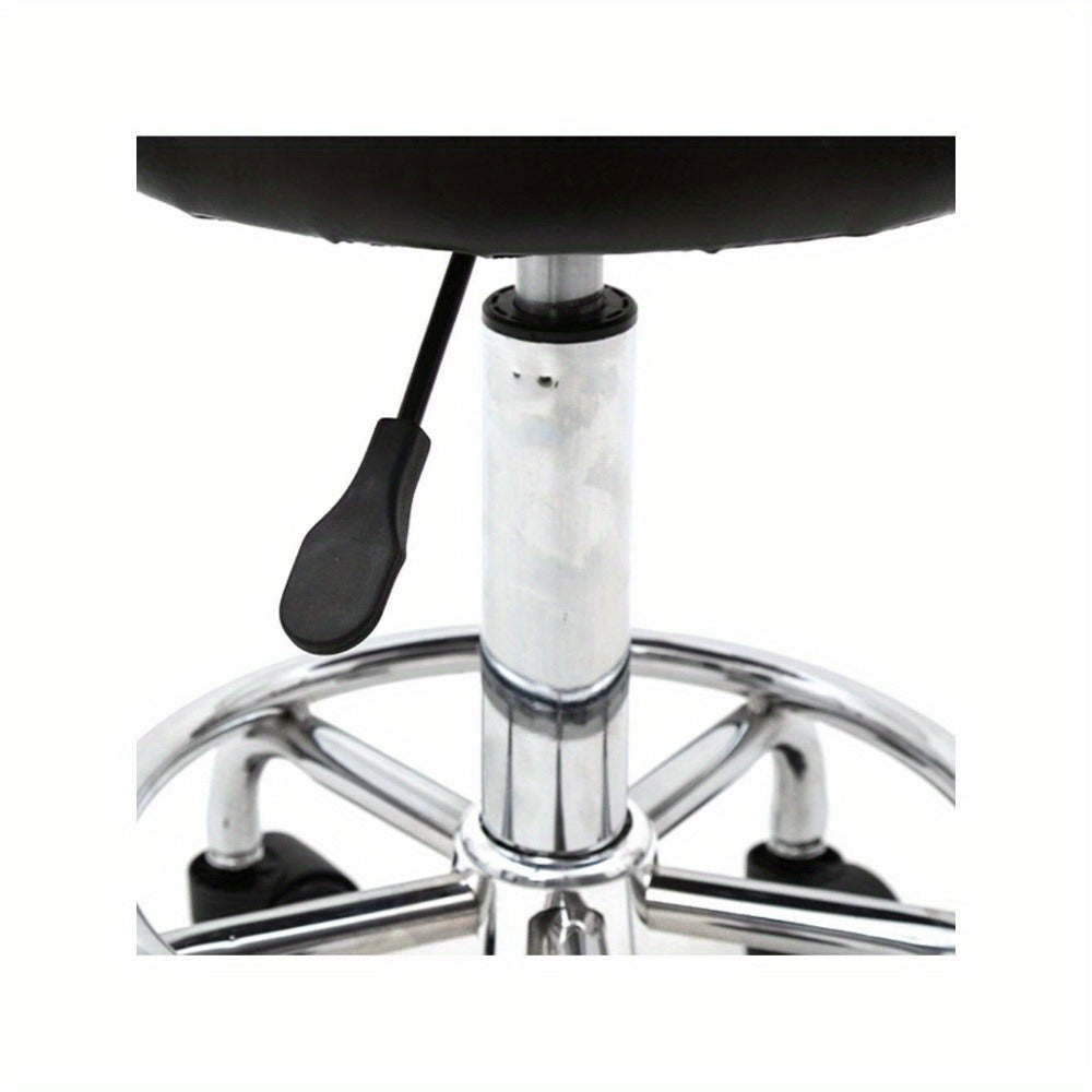 Adjustable Height Bar Stool with Backrest & 360° Swivel – Modern Counter Stool Rotating Chair for Kitchen