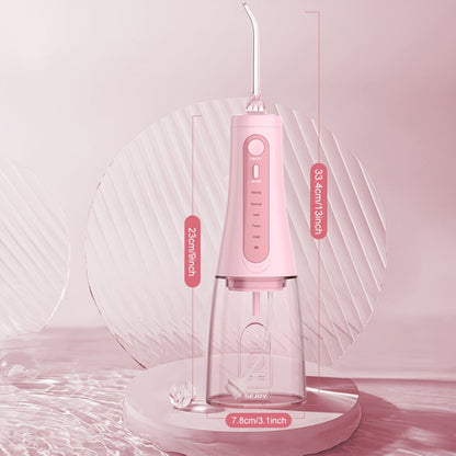 Water Flosser SEJOY AOW11 Cordless Oral Irrigator with 350ml Tank, Five Modes, Six Tips, USB-C Charging and IPX7 Rating