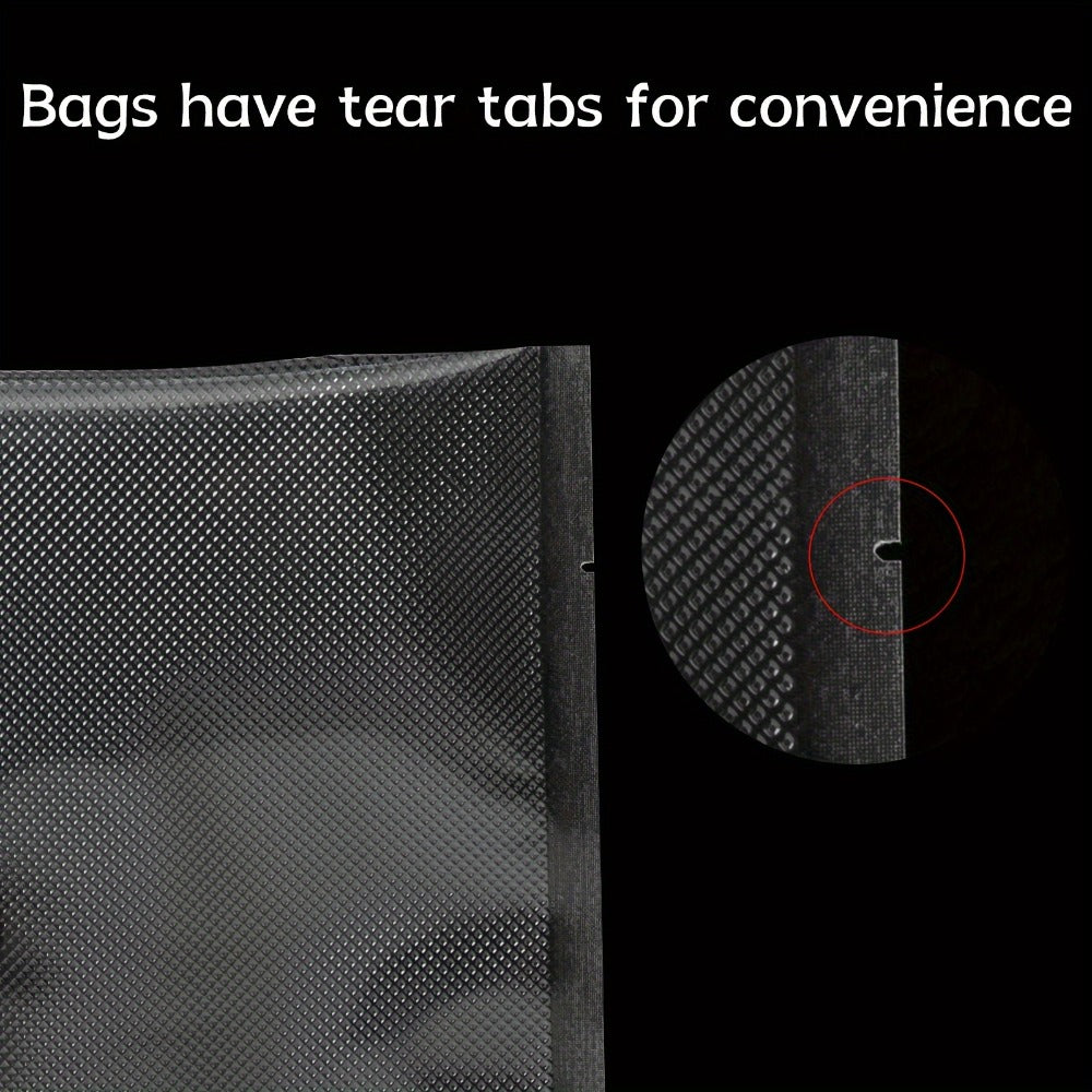 Vacuum Seal Bags for Food 6 Rolls Food Saver Roll Bags 236 Inch, 2 Sizes Vacuum Storage Roll Bags for Food Preservation