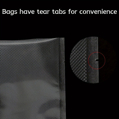 Vacuum Seal Bags for Food 6 Rolls Food Saver Roll Bags 236 Inch, 2 Sizes Vacuum Storage Roll Bags for Food Preservation