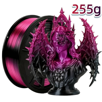 3D Printer Filament Dual-Color PLA 1.75mm 250g Spool with Nine Two-Tone Color Combinations
