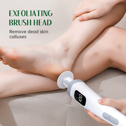 Electric Body Scrubber Brush 3 Replaceable Heads Dual Speed Shower Back Cleaner Exfoliating Skin Cleansing for Home or Salon Spa Use