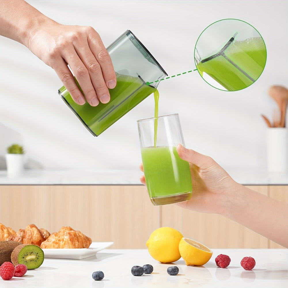 Compact Centrifugal Juicer Dual Speed – 2.5" Wide Feed Chute, BPA-Free Anti-Drip Spout, Easy Clean, Includes Juice Jug & Brush