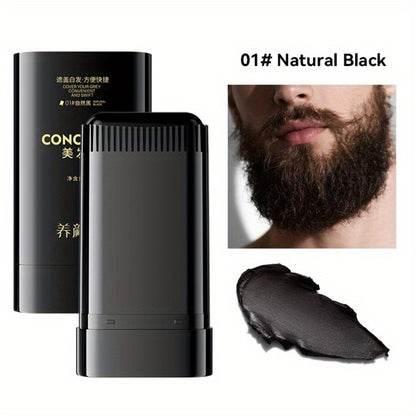 Instant Gray Root Concealer Hair Color Stick – Waterproof Sweatproof Non-Clumping Long-Lasting Formula with Built-in Comb Applicator