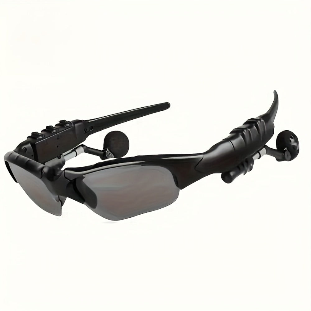 Open Ear Bluetooth Audio Glasses with Built-In Earbuds, Wireless Smart Sunglasses for Music & Hands-Free Calls