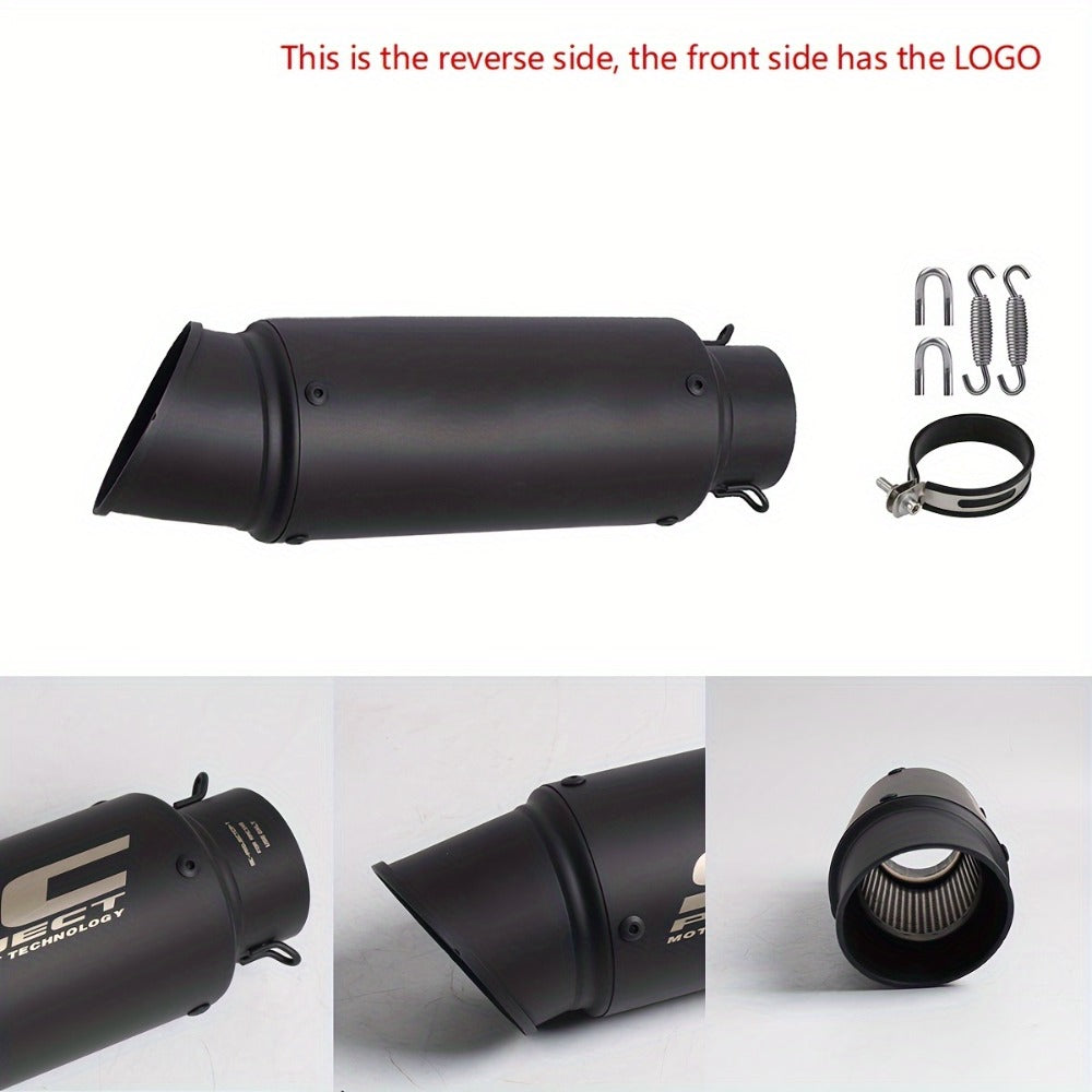 Motorcycle Exhaust Pipe 51mm & 60mm – Stainless Steel Slip-On for NMAX 125/155, Suzuki GSX650F, GSX1250 & GSX650R | Performance Exhaust
