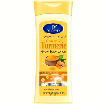 Turmeric Body Lotion 400g with an Alcohol Free Formula for Daily Full Body Moisture Care at Home