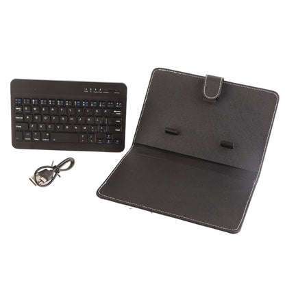 Collapsible Bluetooth Keyboard with Built-In Phone Stand, Wireless Portable Keyboard for Smartphones Tablets Laptops