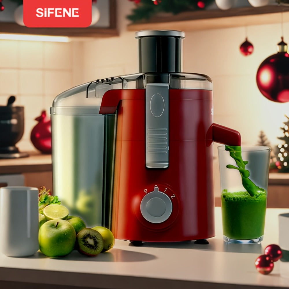 Centrifugal Juicer Wide Feed Chute - 2-Speed Juice Extractor for Fruits & Vegetables, Fast Juicing Machine