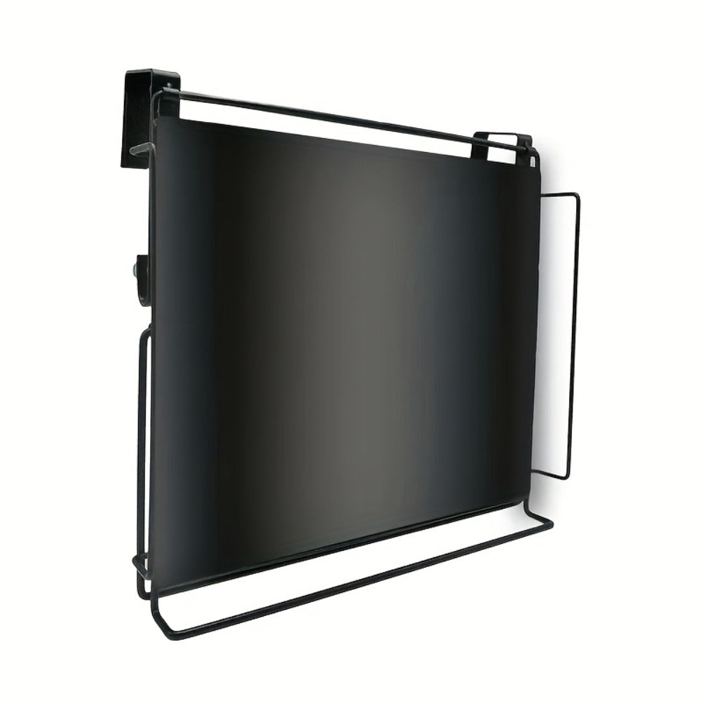 Foldable Stainless Steel Kitchen Storage Rack, Cabinet Door Organizer & Countertop Shelf for Kitchen