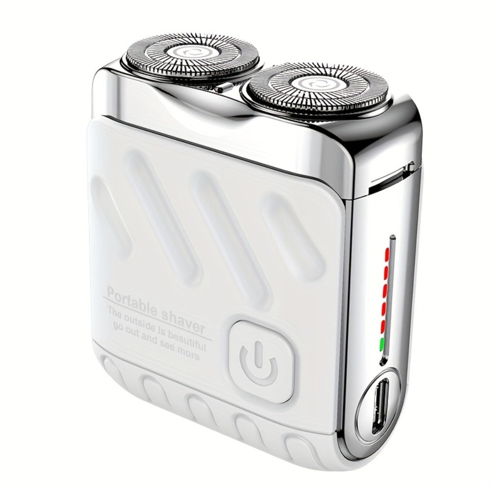 Electric Shaver Mini Dual Floating Blade with USB Charging and Select Waterproof or Digital Display Options