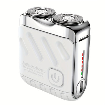 Electric Shaver Mini Dual Floating Blade with USB Charging and Select Waterproof or Digital Display Options