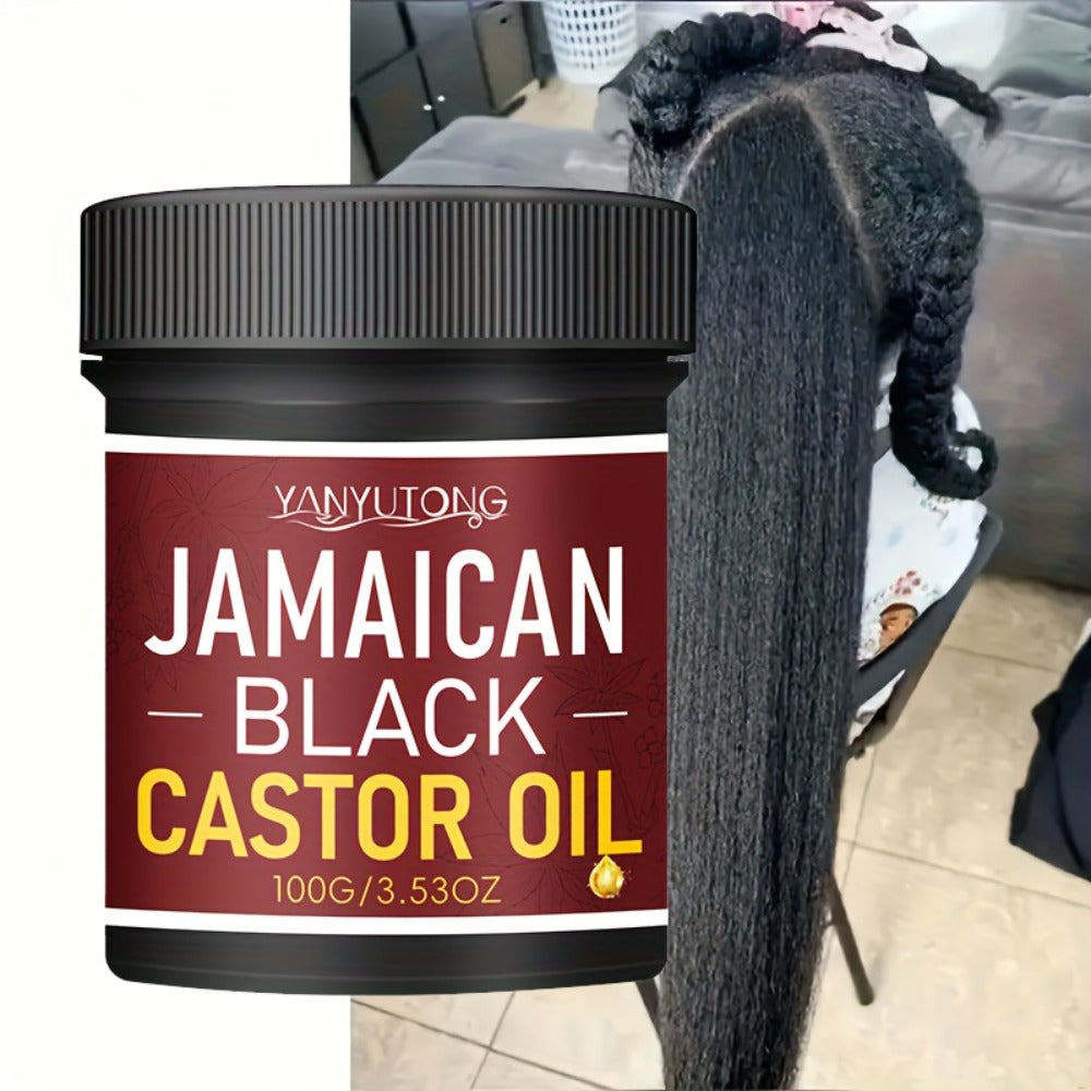 Jamaican Black Castor Oil Hair Milk for Women & Men - Revitalizing Formula, Natural Volume & Smoothness