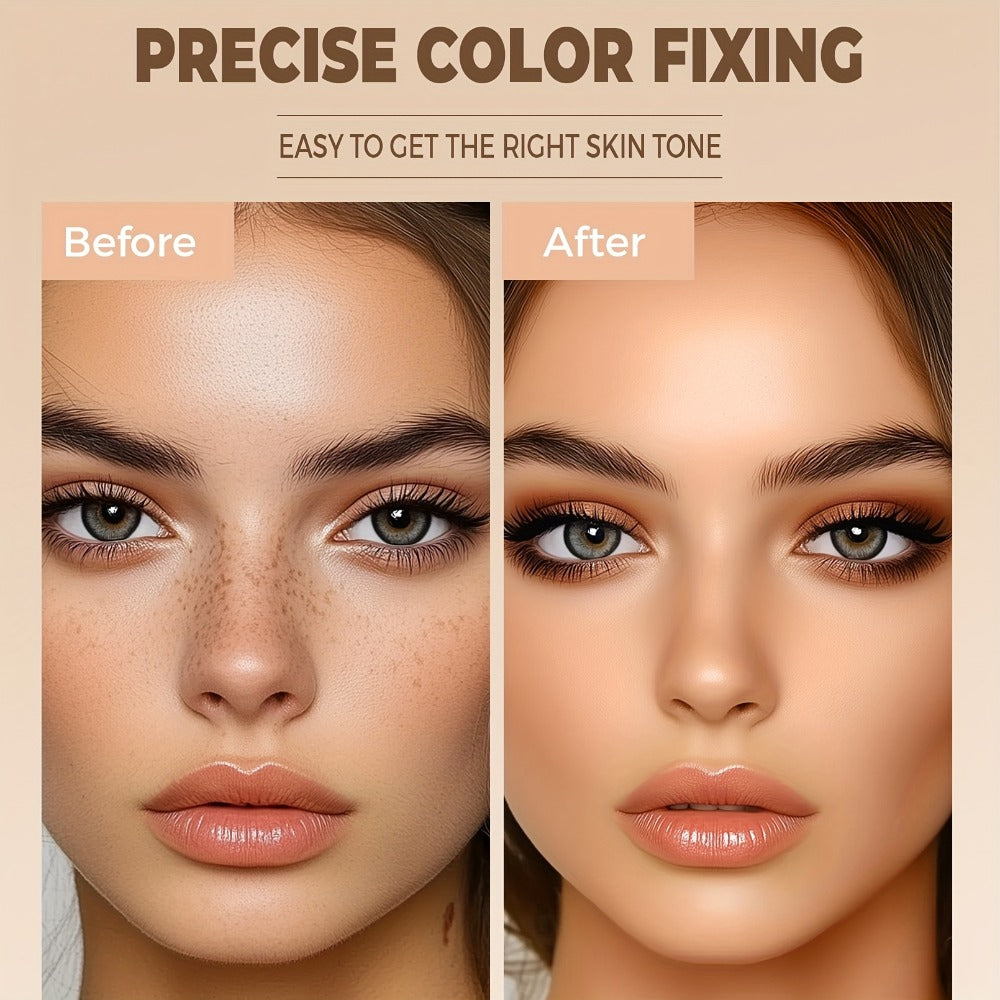 Concealer Cream Set 2pcs Full Coverage – Waterproof Matte Finish, Plant-Based Squalane, Buildable Coverage for Dark Spots