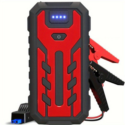 Upgraded 7-in-1 Portable Car Jump Starter – Multifunctional Emergency Battery Booster for 12V Vehicles Up to 2.64gal Gas / 2.38gal Diesel