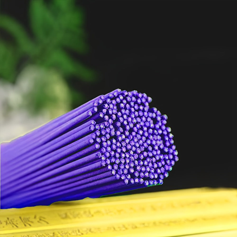 Lavender Incense Sticks 195pcs 8.7in Natural Aromatherapy Incense for Home Yoga Room for Entryways, Bedrooms and Living Spaces
