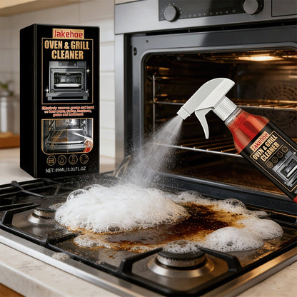 Oven Cleaner Foam Spray 3-Pack Stove & Grill Degreaser Removes Stubborn Baked-On Grease for Home Cooking, Dining and Outdoor Meals