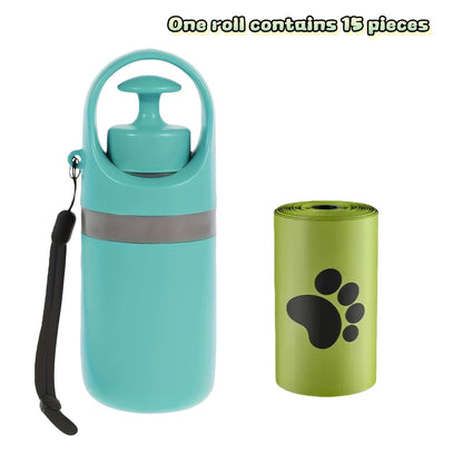 Dog Poop Scooper with Bag Dispenser – 5-Pack Portable Claw Design, Leak-Proof Waste Bags Included, Durable Plastic for Outdoor Dog Waste