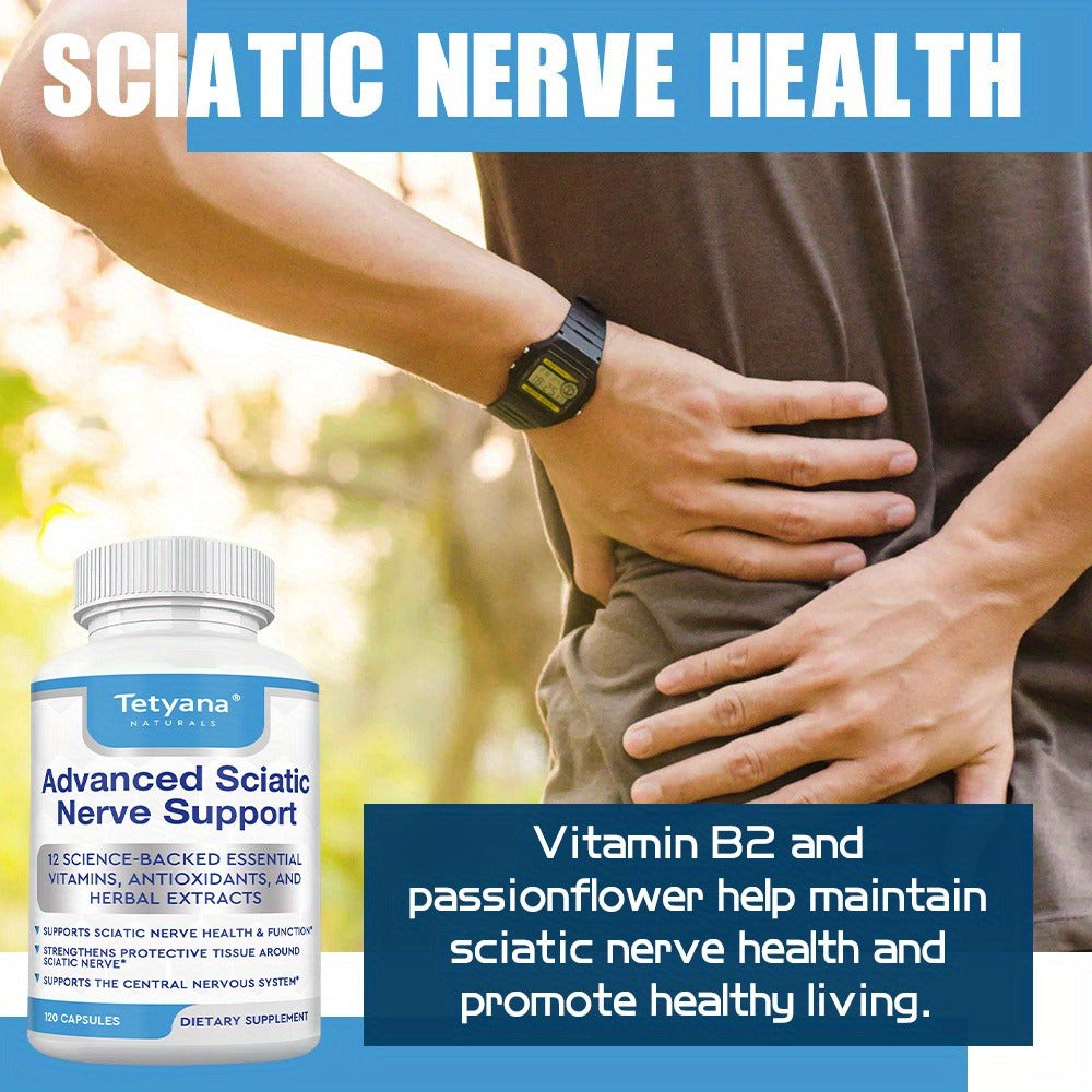 Neuro Health Support Supplement 120 Capsules with 12 Essential Vitamins & Antioxidants for Nervous System
