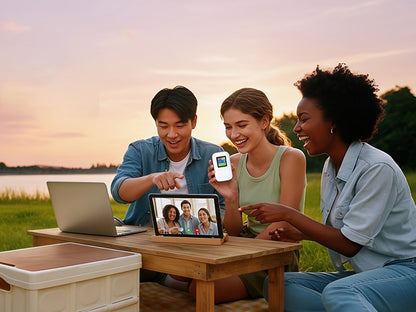 4G LTE Mobile WiFi Hotspot with SIM Card Included, Connect Up to 10 Devices, No Contract, Verizon & AT&T Compatible