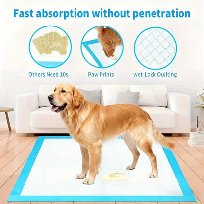 Super Dog Training Pads XL XXL, Thick Leak-Proof Pet Pee Pads & Adult Incontinence Underpads, Buy 50 Get 50 Free