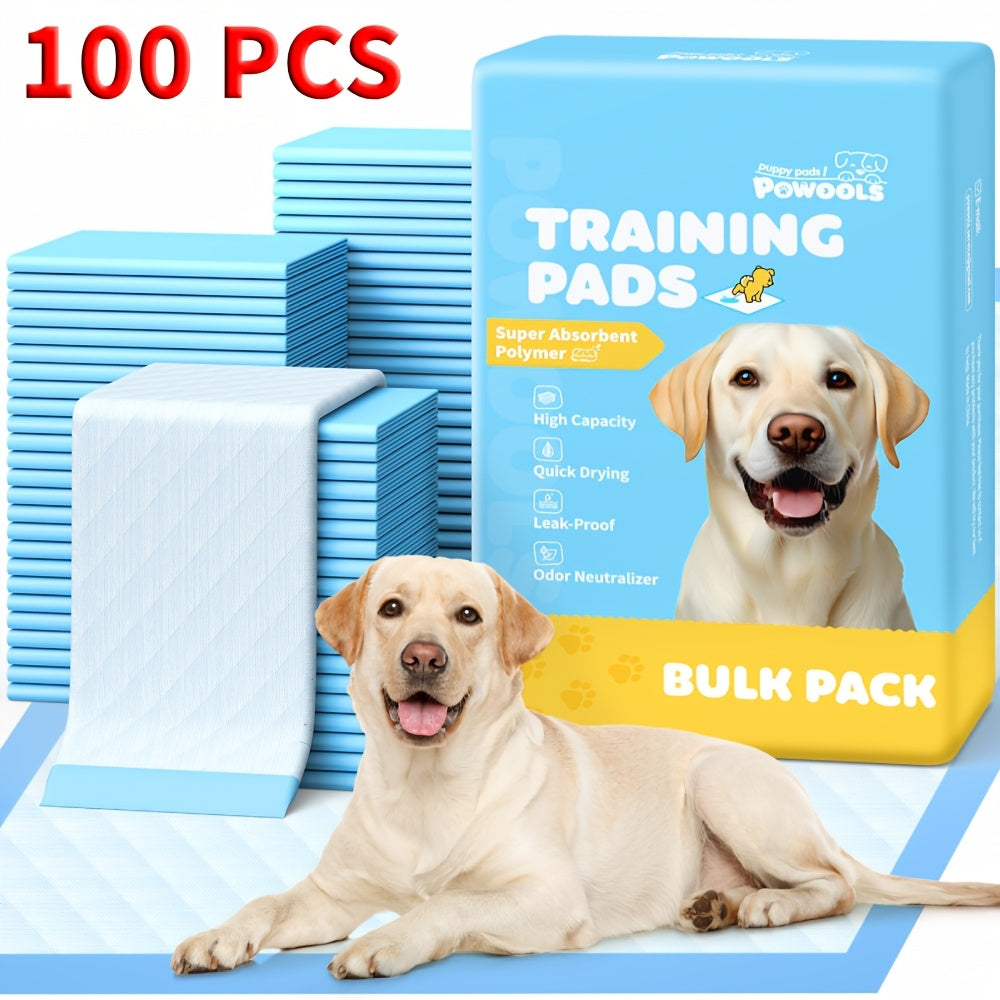 XL Dog Pee Pads 100-Count – Extra Large 28”x34” Disposable Puppy Training Pads | Super Absorbent, Leak-Proof & Odor Control | Potty Pads