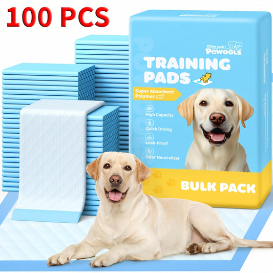 XL Dog Pee Pads 100-Count – Extra Large 28”x34” Disposable Puppy Training Pads | Super Absorbent, Leak-Proof & Odor Control | Potty Pads