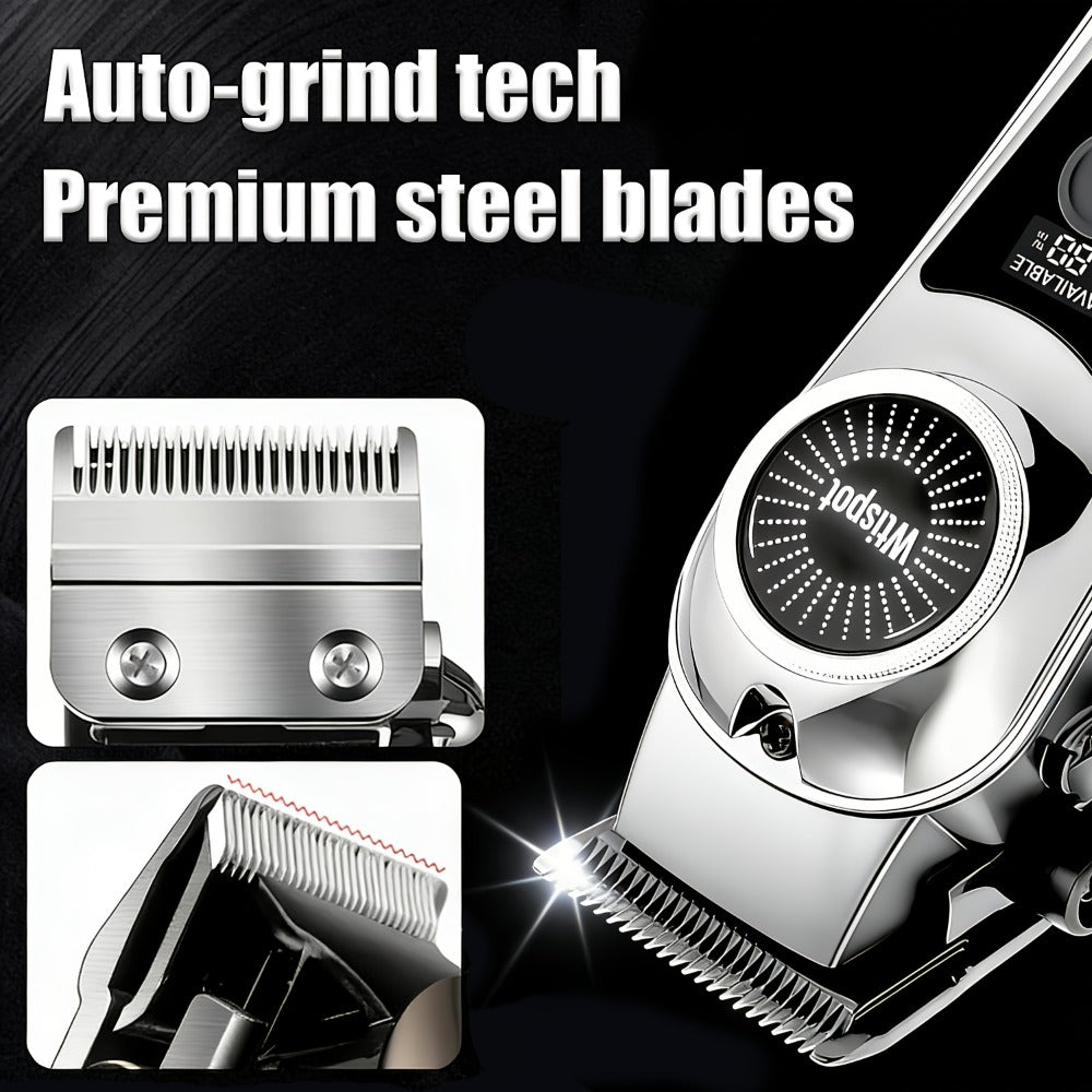 3-in-1 Grooming Kit for Men – Electric Hair Clipper, Nose Hair Trimmer & Shaver Set, USB Rechargeable Lithium Battery Cordless