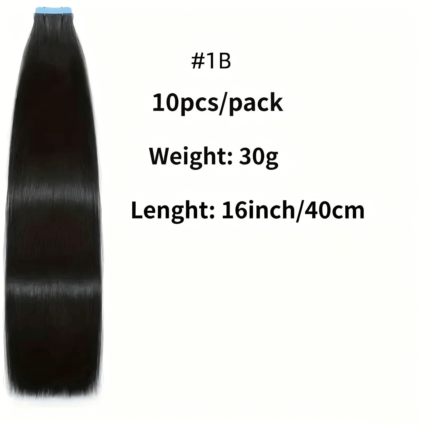 Tape In Hair Extensions Human Hair Straight Natural Black 1B Seamless Skin Weft 10pcs 30g 16 20 22 24 Inch Invisible Blend for Volume