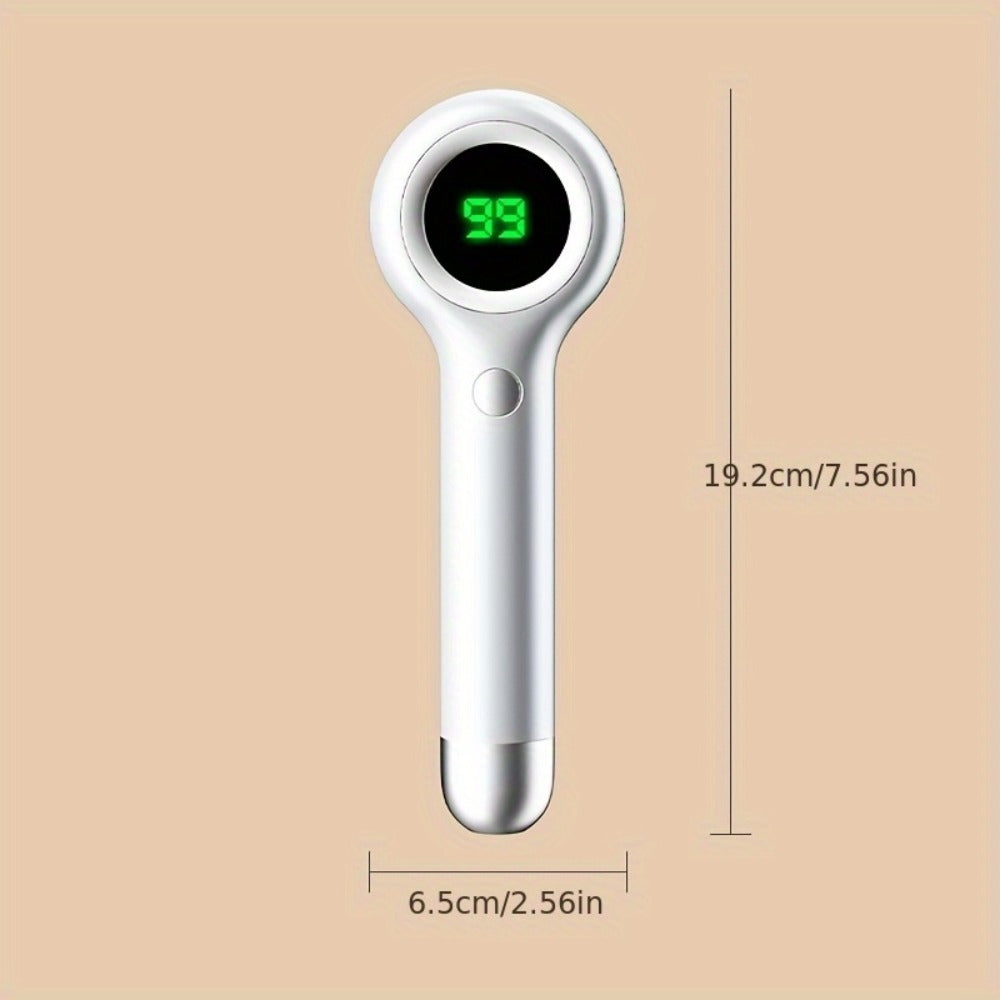 Electric Foot Callus Remover Kit USB Rechargeable with 3 Interchangeable Heads, 2 Speeds & Built-In Dander Vacuum