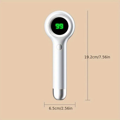 Electric Foot Callus Remover Kit USB Rechargeable with 3 Interchangeable Heads, 2 Speeds & Built-In Dander Vacuum