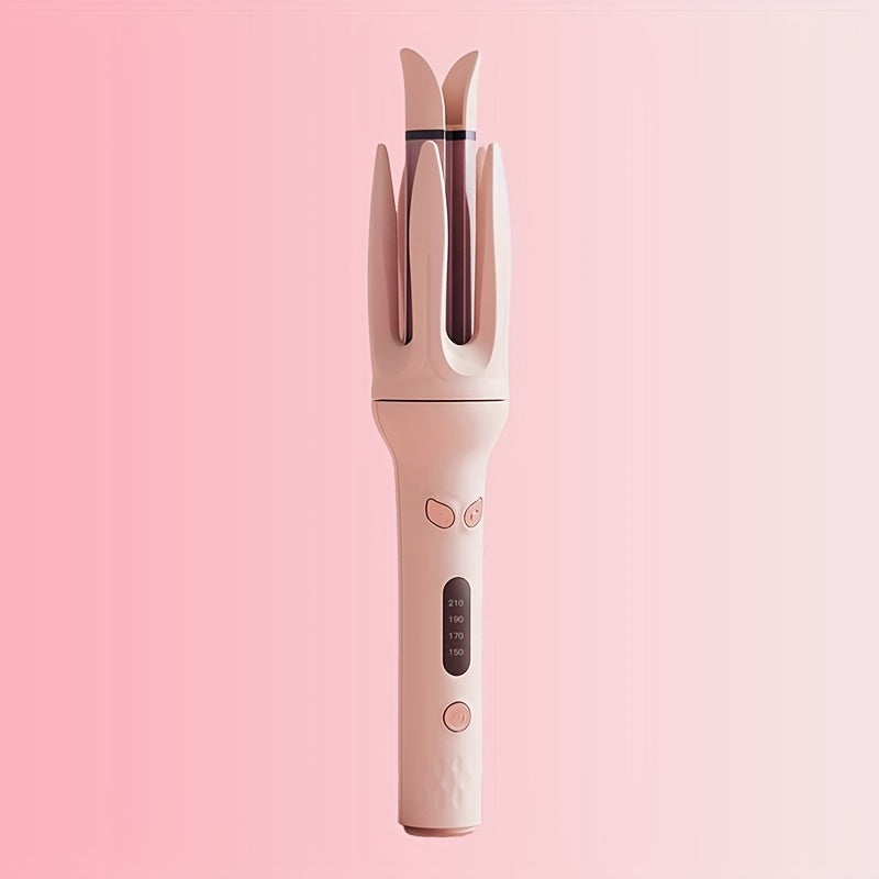 Hair Curler 28mm Barrel Negative Ion Technology 4 Temperature Settings Fast Heating Portable for Home, Travel and Salon Hair Styling