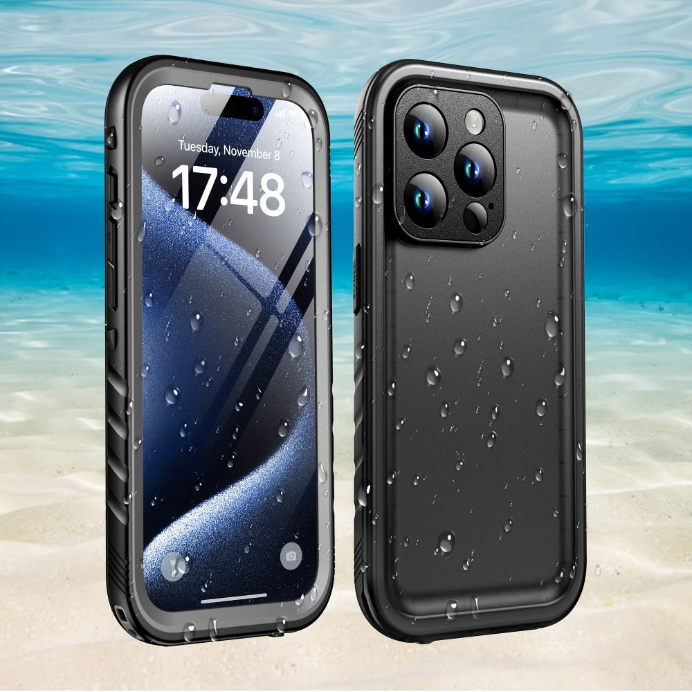 iPhone Case with Built-In Screen Protector Transparent Matte Full Body PC+TPU Shockproof for an Everyday Personal Care Routine