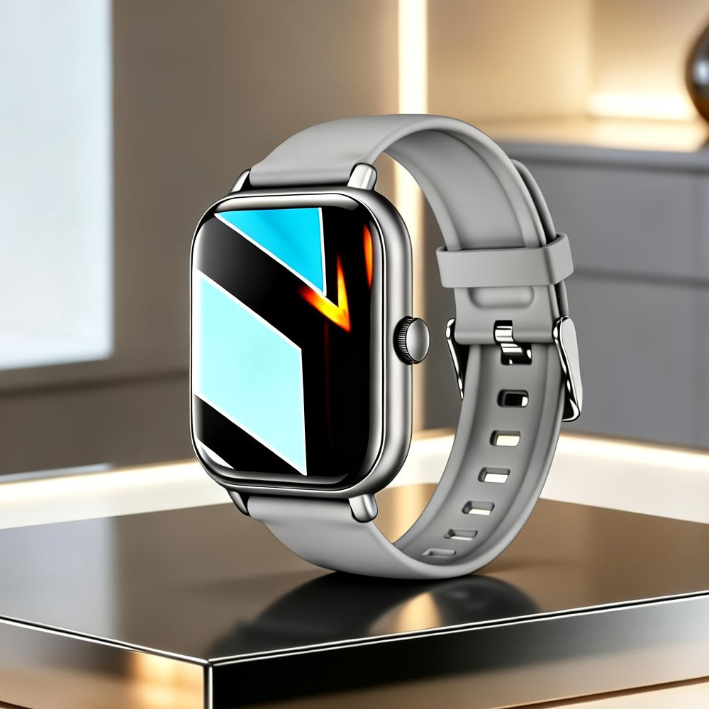Smartwatch Couple's Set with Voice Assistant – Wireless Calling, Built-in Speaker, Music Control, Fitness Tracker – Matching His