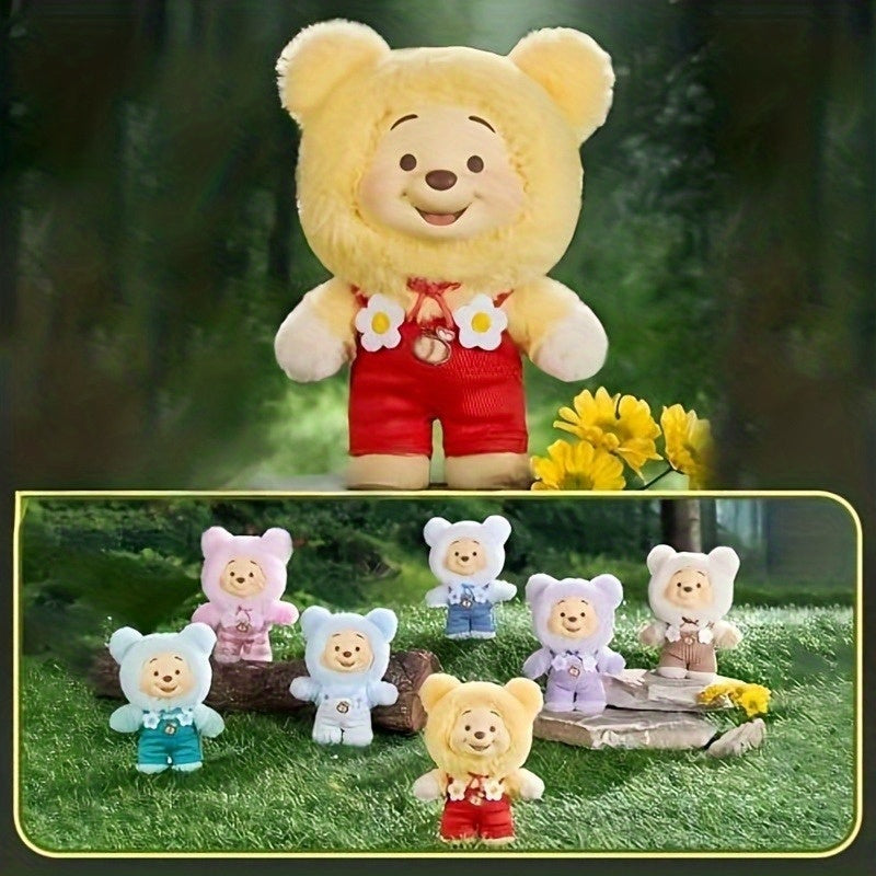 Winnie the Pooh Plush Toy MINISO Disney Candy Series, Licensed Stuffed Animal 1pc Random Style