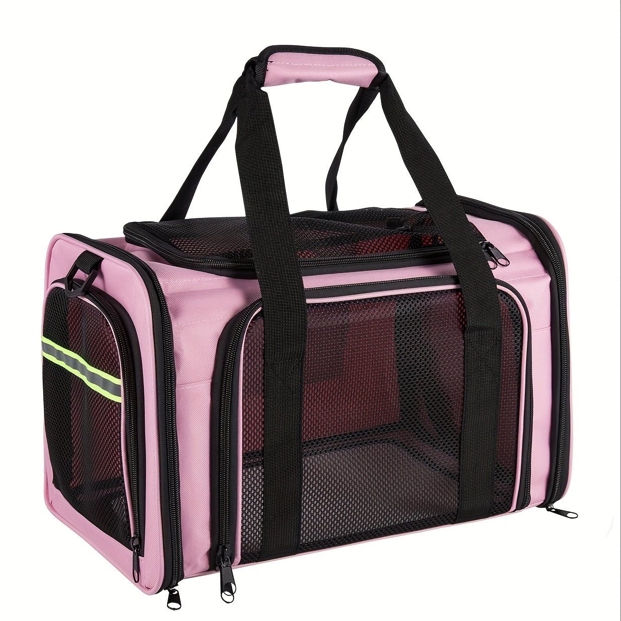 Airline Approved Pet Carrier Soft Sided – TSA Compliant, Collapsible Travel Bag for Small Medium Cats & Dogs Under 15 lbs, Breathable Mesh