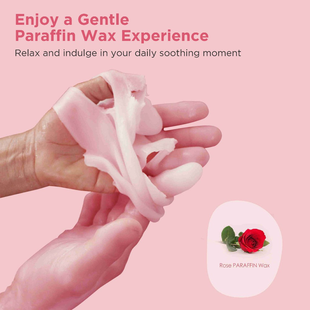 Paraffin Wax Warmer Kit 3000ml Touchscreen for Hands & Feet – Includes 6 Packs Refill Wax, Hot Wax Spa Bath for Arthritis Pain Relief & Deep